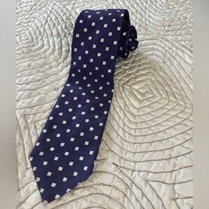 New Italian Violet Blue Silk Tie